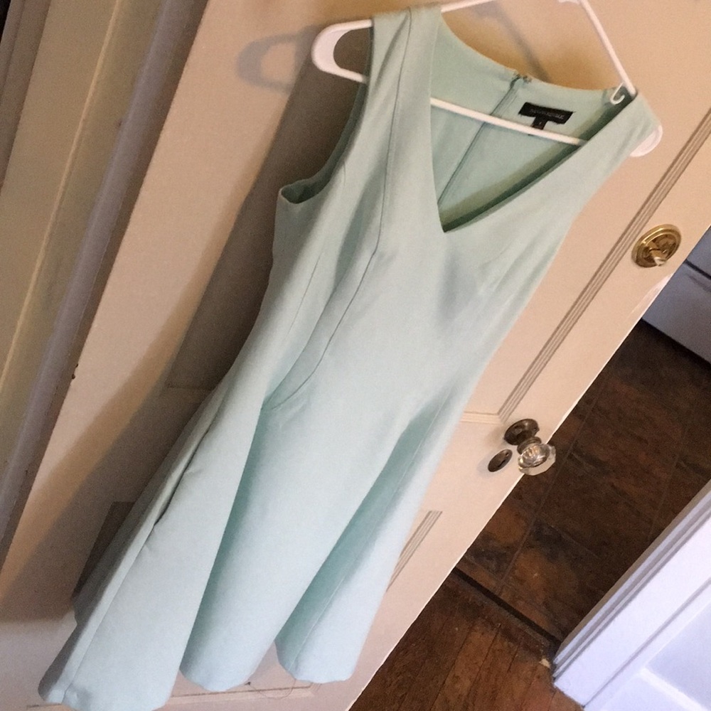 Banana Republic Fit and Flare Mint Green Dress